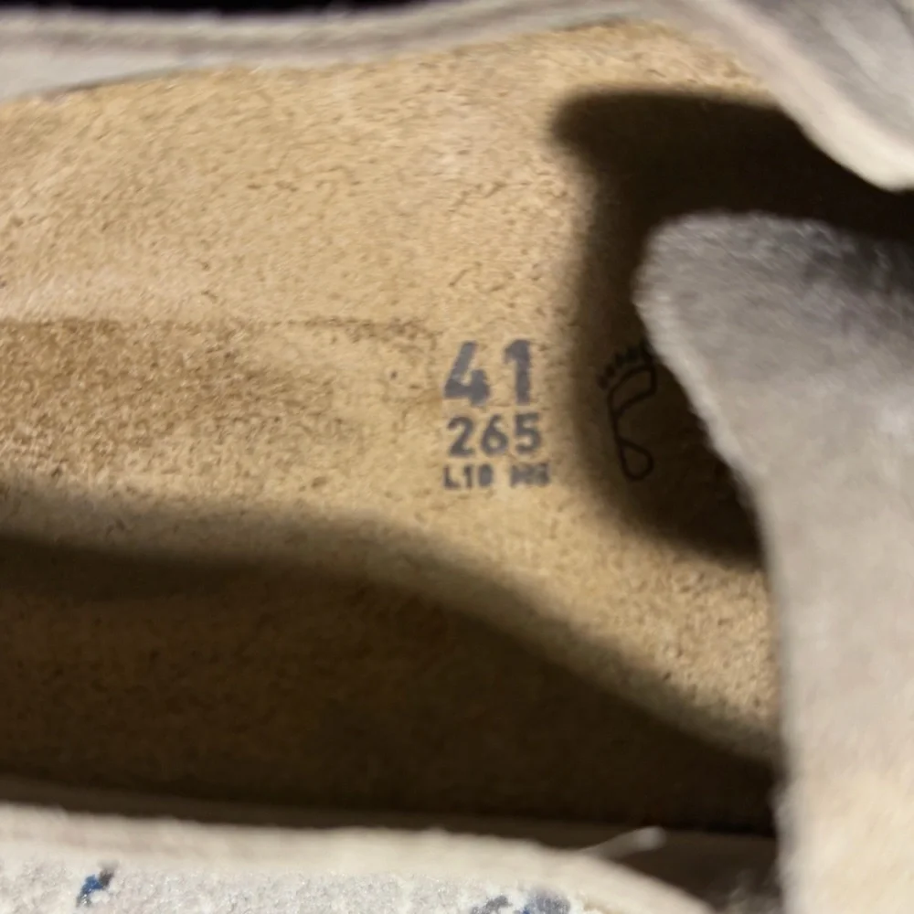 Birkenstock London Suede Leather Clogs Taupe